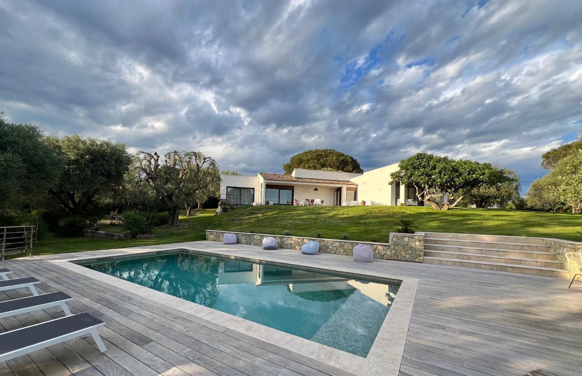 Magnifique Villa Moderne Avec Piscine La Gaude Exteriör bild