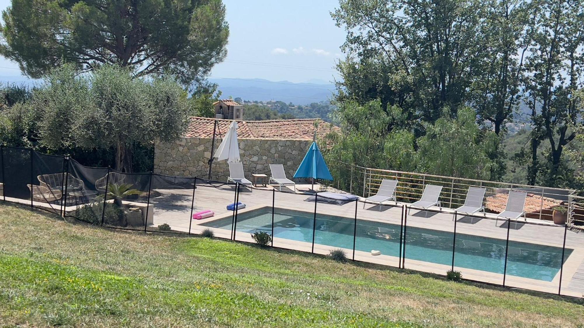 Magnifique Villa Moderne Avec Piscine La Gaude Exteriör bild